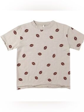 Rylee + Cru football print tee shirt